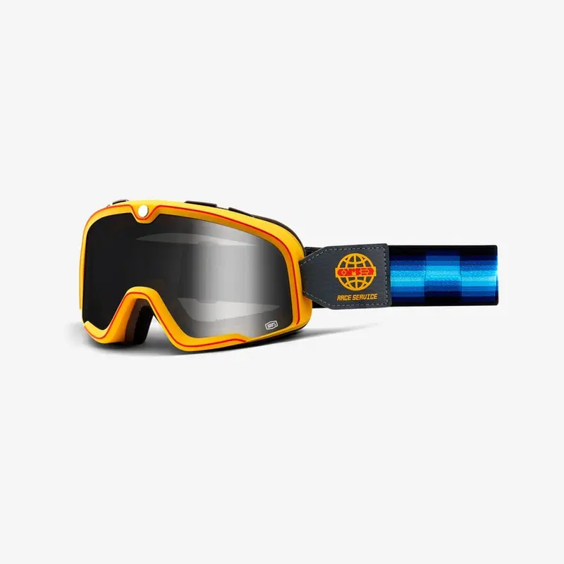 100% Barstow Goggles - Race Service - Silver Mirror 1