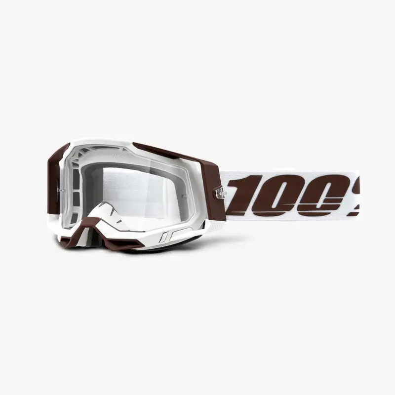 100% Racecraft 2 Goggles - Snowbird - Clear Lens 1