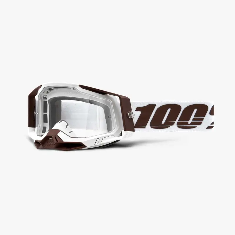 100% Racecraft 2 Goggles - Snowbird - Clear Lens 2
