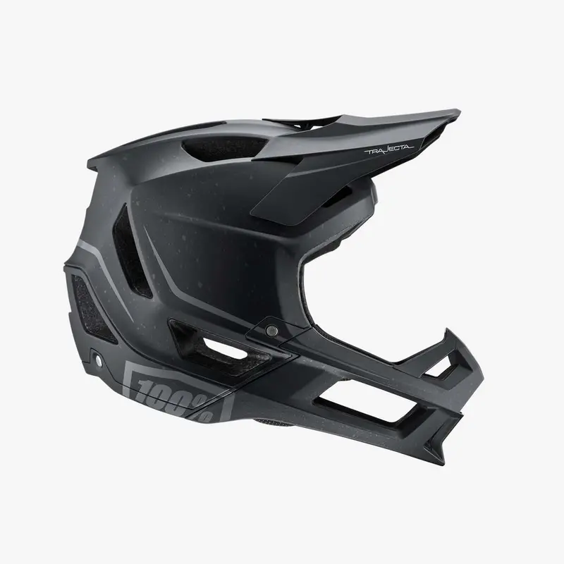 100% Trajecta Helmet With Fidlock - Black 1