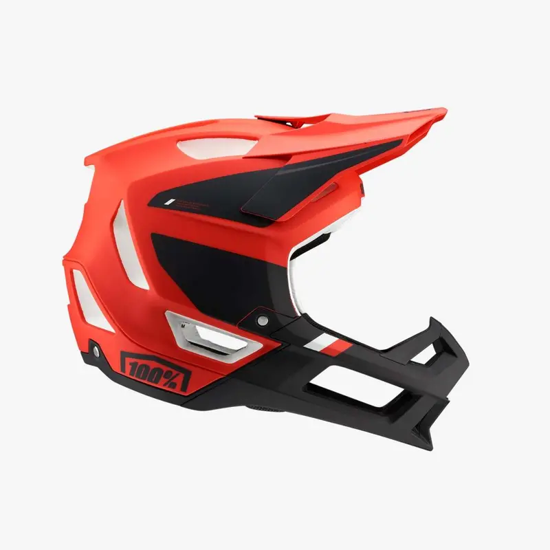 100% Trajecta Helmet With Fidlock - Cargo - Fluo Red 1