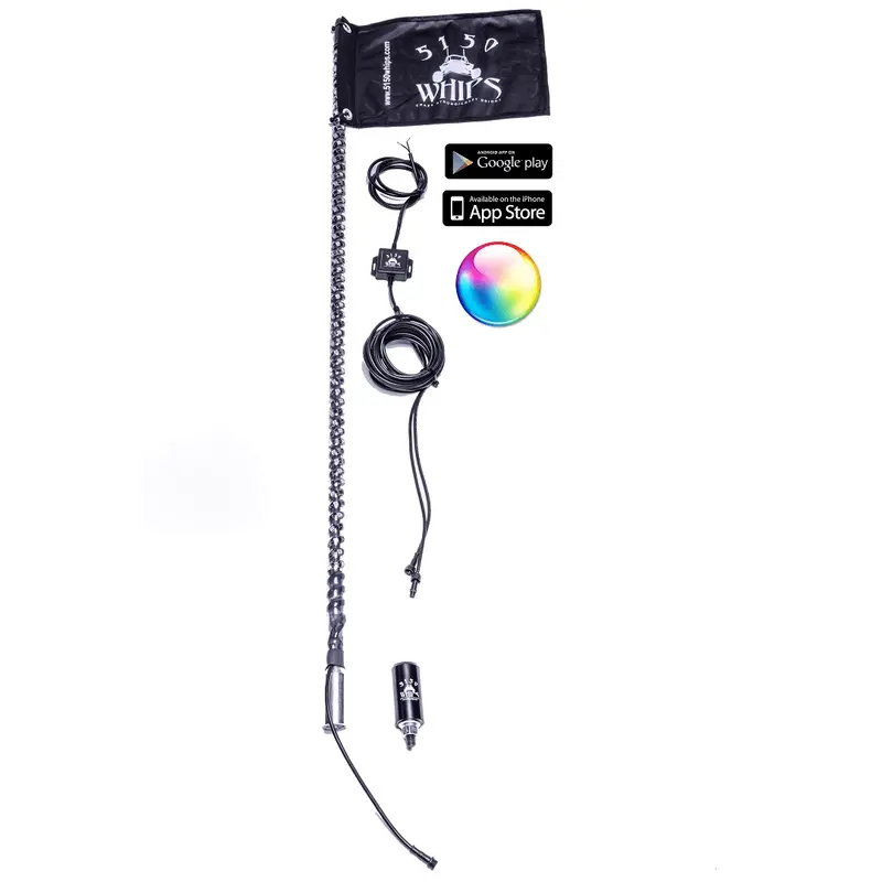 5150 Whips 187 Led Bluetooth Whips - Single 1