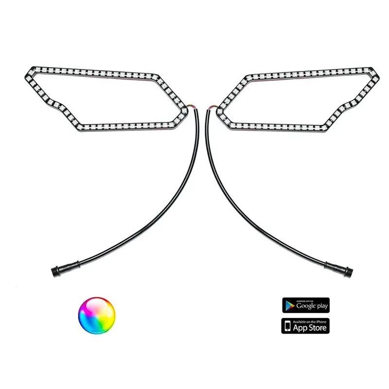 5150 Whips 187 Style Can-Am Halos W/ Control Harness 1