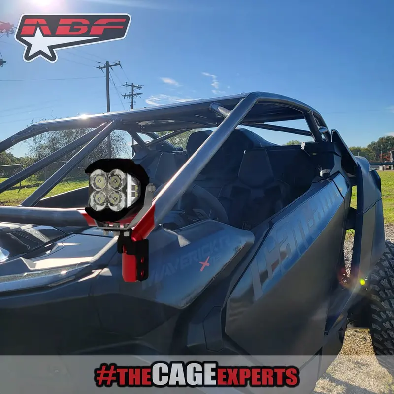 Abf Can-Am Maverick R A-Pillar Light Mounts 2