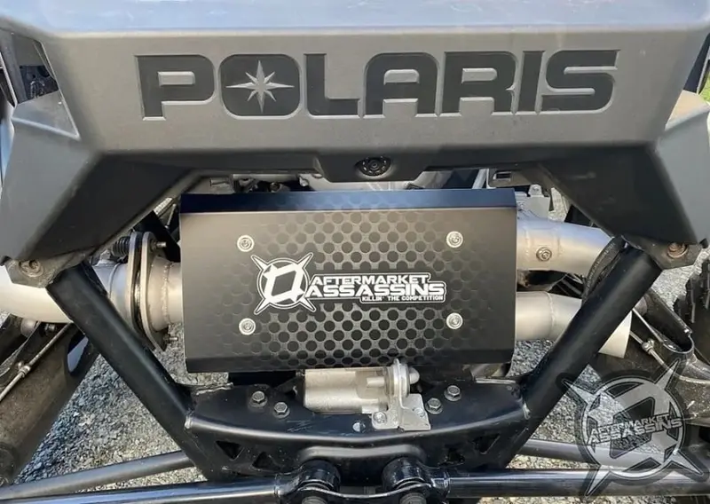 Aftermarket Assassins '22-'25 Polaris Rzr Pro R Stainless Slip-On Side Exit Exhaust 5