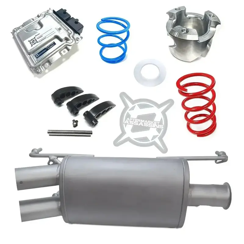Aftermarket Assassins '24+ Polaris Rzr Xp 1000 Single Muffler Stage 2 Lock & Load Kit 1