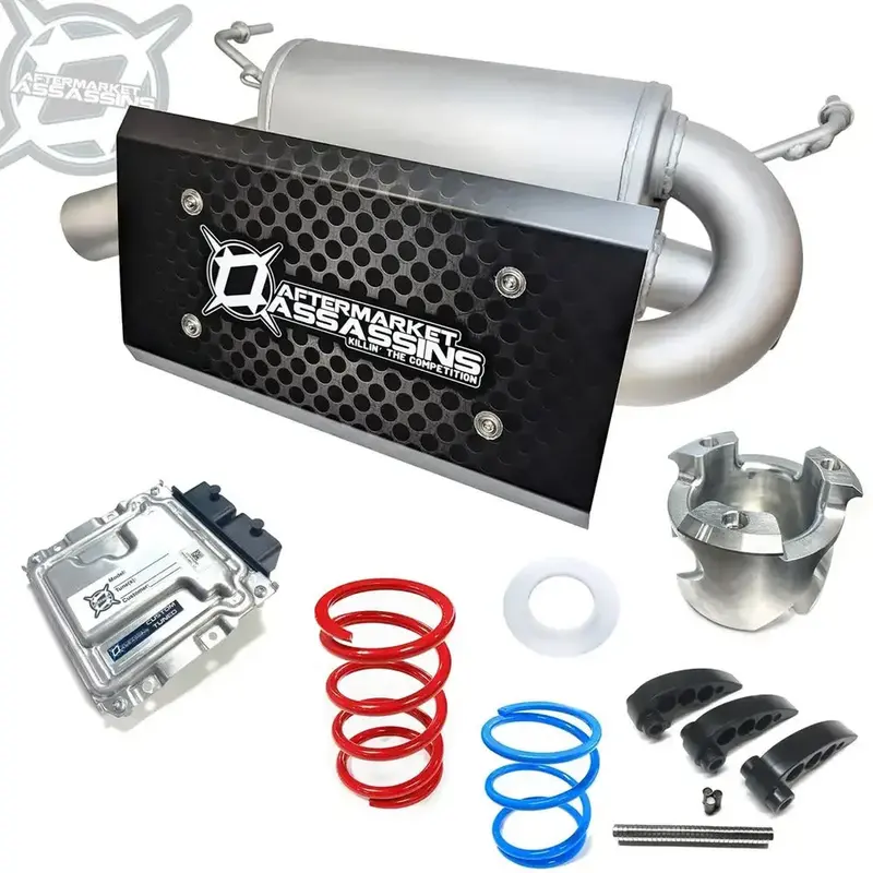 Aftermarket Assassins '24+ Polaris Rzr Xp 1000 Stage 2 Lock & Load Kit W/ Dual Suppressor Exhaust 1
