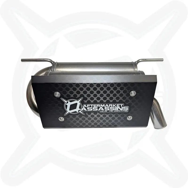 Aftermarket Assassins '25+ Cf Moto U10 Pro Dual Suppressor Slip-On Exhaust 1