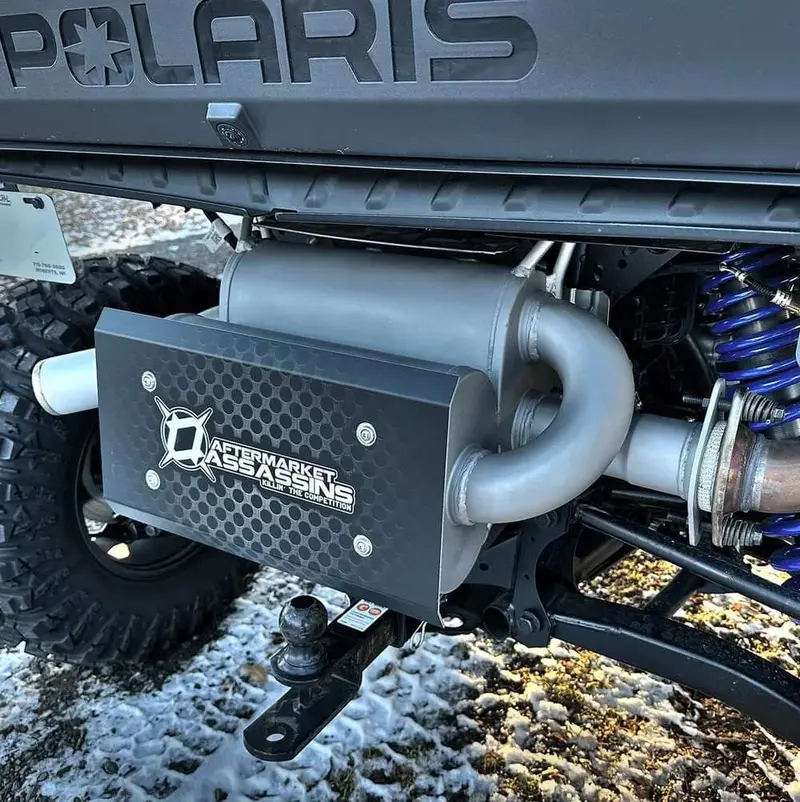 Aftermarket Assassins Polaris Xpedition Dual Suppressor Slip-On Exhaust 2