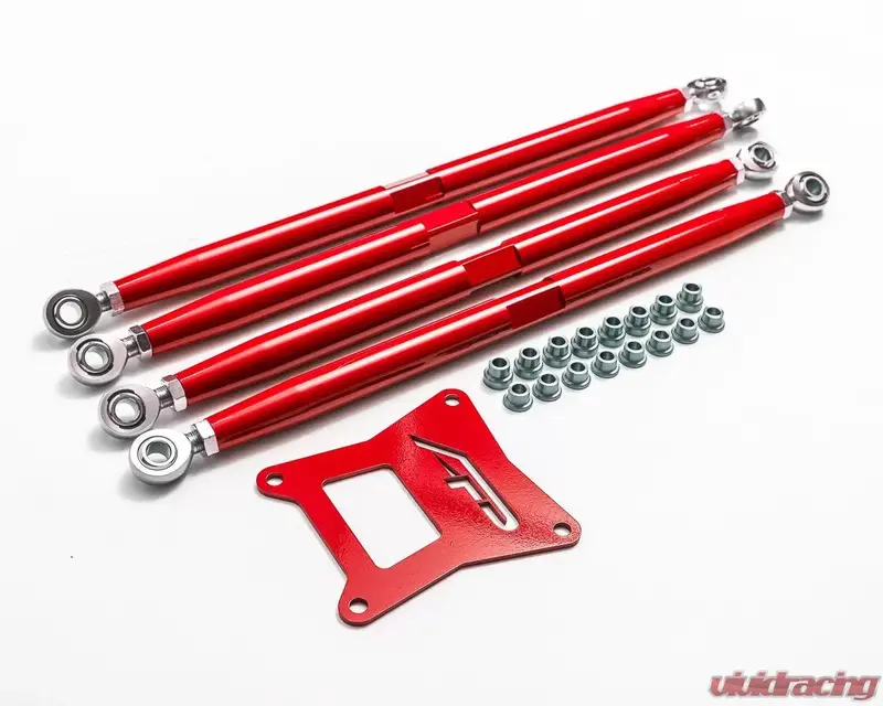 Agency Power '17-'21 Polaris Rzr 1000/Xp Turbo Red Adjustable Rear Radius Arms 1