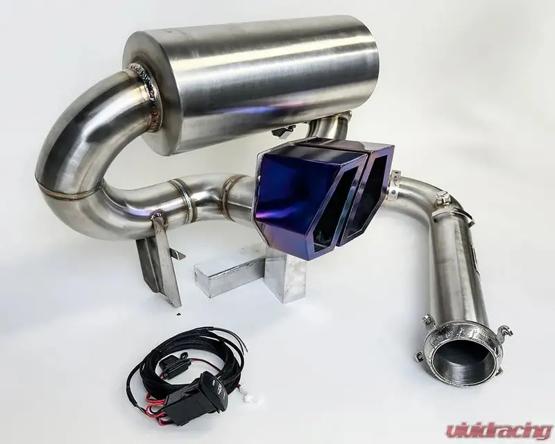Agency Power '17-'25 Can-Am Maverick X3 Turbo 3 Inch Turboback Valvetronic Exhaust - Titanium Tips 1