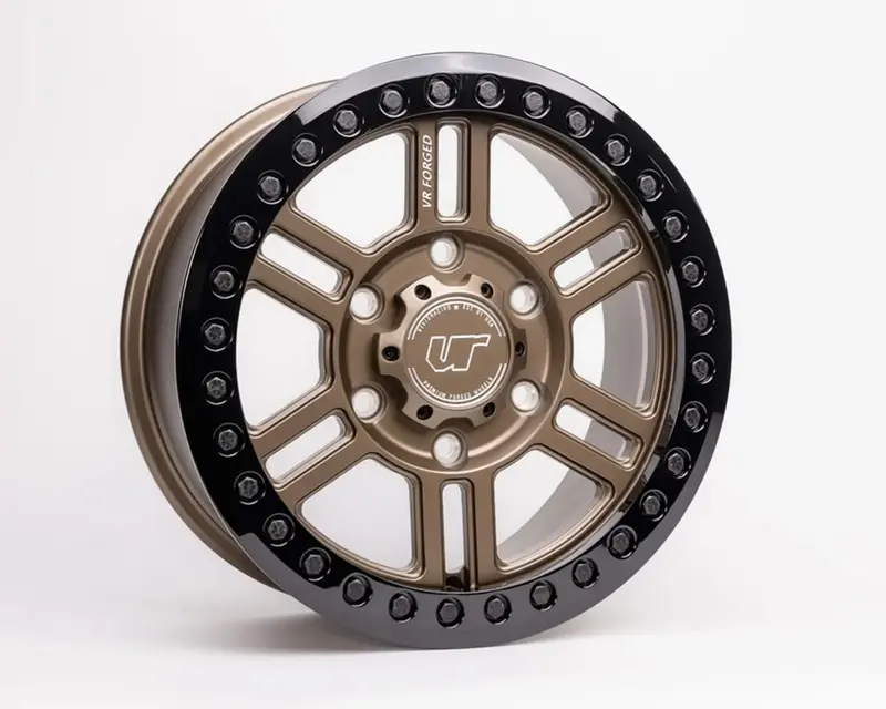 Agency Power 6 Lug D16 Set Of 4 15X6 Satin Bronze Beadlock Wheel 1