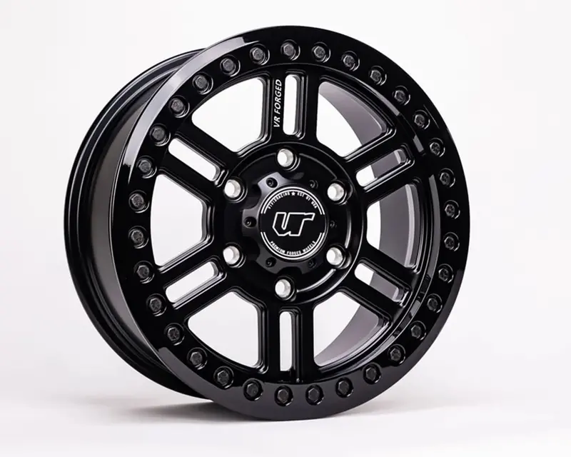 Agency Power 6 Lug Forged D16 Set Of 4 15X6 Matte Black Beadlock Wheel 1