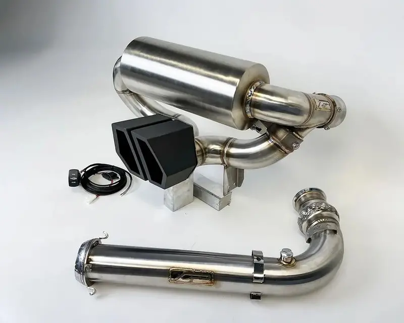 Agency Power Can-Am Maverick X3 Turbo 3 Inch Turboback Valvetronic Exhaust System - Black Tips 1