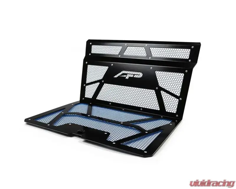 Agency Power Polaris Rzr Xp 1000/Xp Turbo Vented Engine Cover Gloss - Black & Blue 1