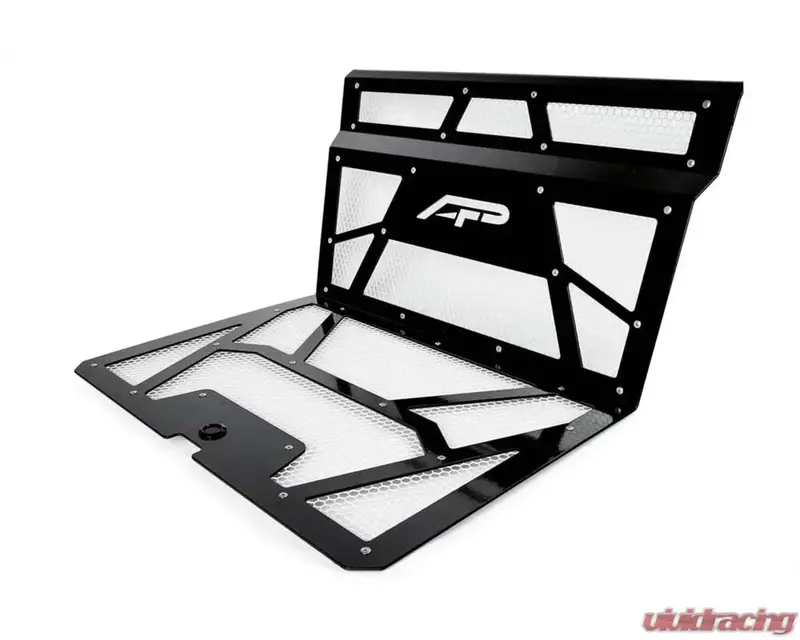 Agency Power Polaris Rzr Xp 1000/Xp Turbo Vented Engine Cover Gloss - Black & White Polaris 1