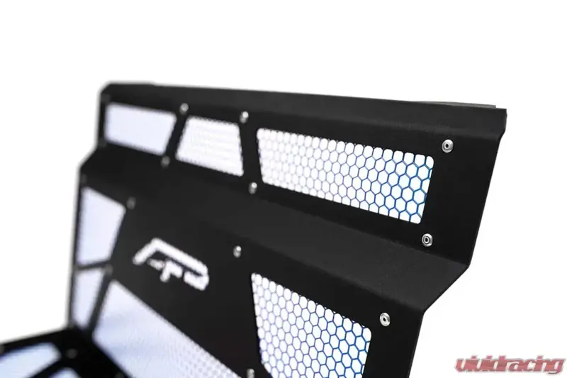 Agency Power Polaris Rzr Xp 1000/Xp Turbo Vented Engine Cover Matte - Black & Blue 1