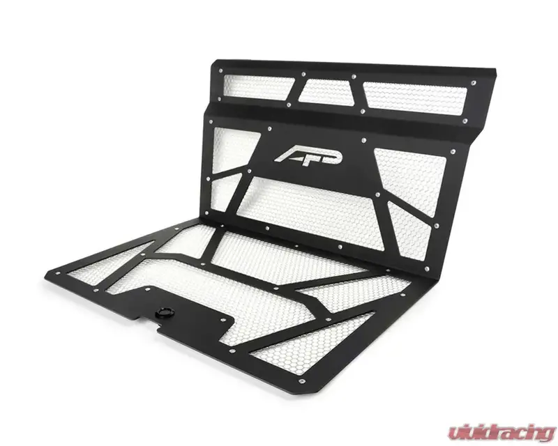 Agency Power Polaris Rzr Xp 1000/Xp Turbo Vented Engine Cover Matte - Black & Raw 1