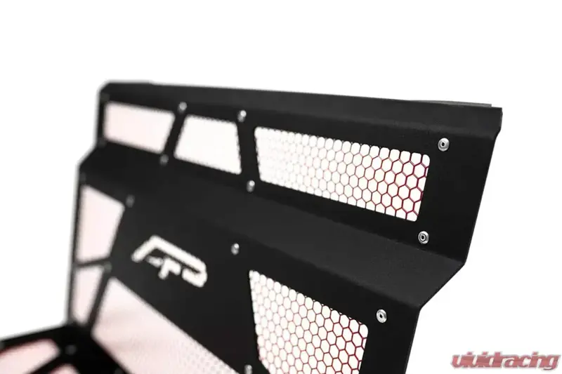 Agency Power Polaris Rzr Xp 1000/Xp Turbo Vented Engine Cover Matte - Black & Red 2