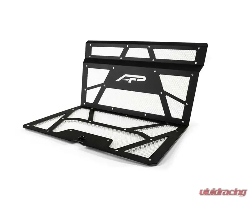Agency Power Polaris Rzr Xp 1000/Xp Turbo Vented Engine Cover Matte - Black & White 1
