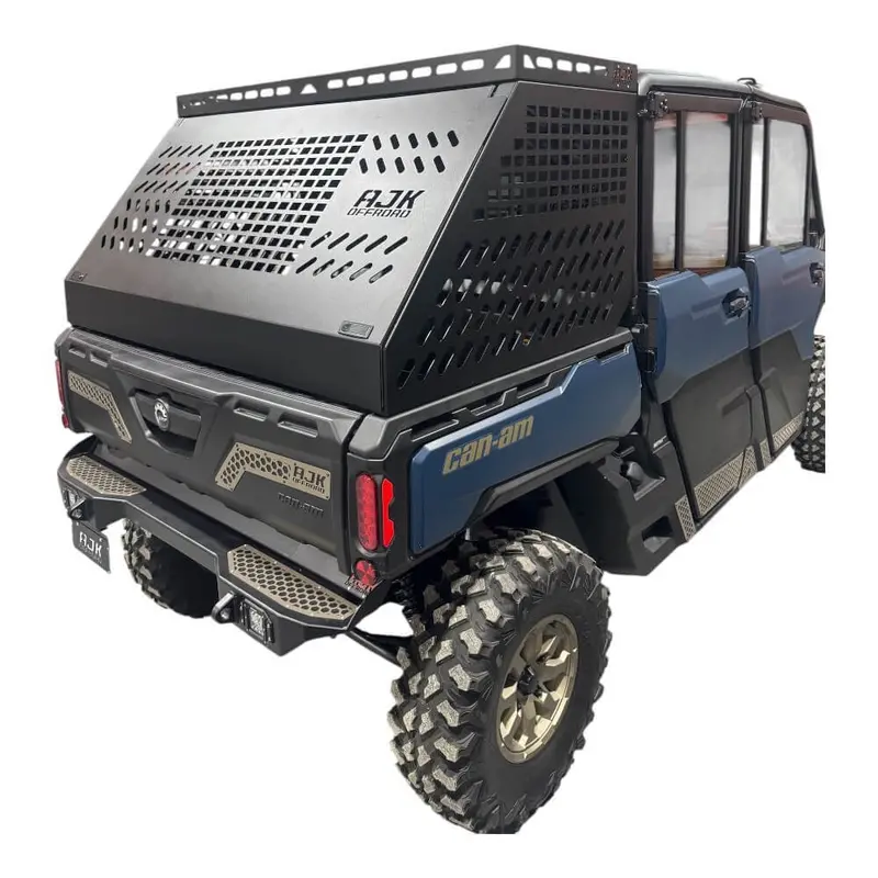 Ajk Offroad Can-Am Defender Hd10 /Hd11 Tall Bed Rack W/ Enclosure 2