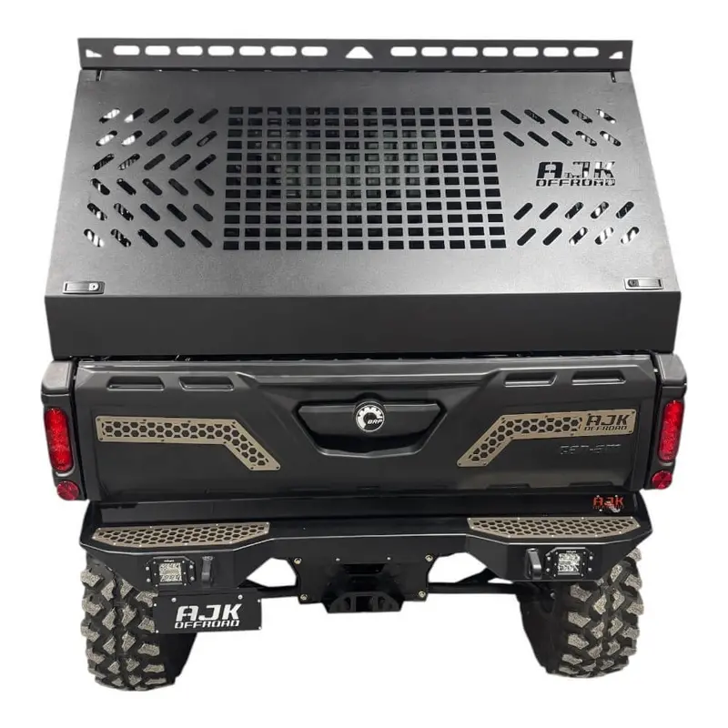 Ajk Offroad Can-Am Defender Hd10 /Hd11 Tall Bed Rack W/ Enclosure 6