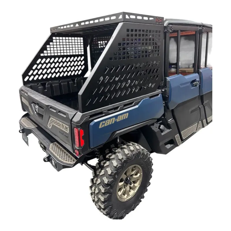 Ajk Offroad Can-Am Defender Hd10 /Hd11 Tall Bed Rack W/ Enclosure 8