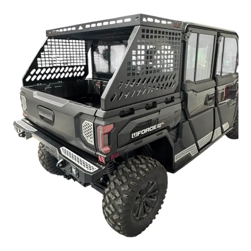 Ajk Offroad Cf Moto Uforce U10 Tall Bed Rack W/ Enclosure 8