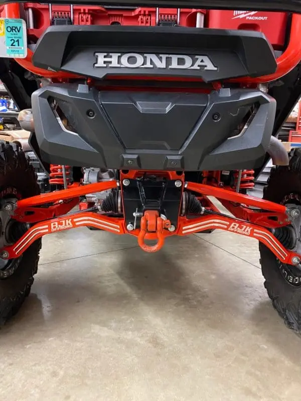 Ajk Offroad Honda Talon High Clearance Radius Rods 1
