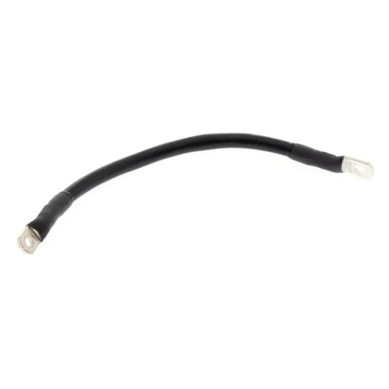 All Balls Racing 10" Black Battery Cable W/ 1/4" & 5/16" Lug Terminal 1