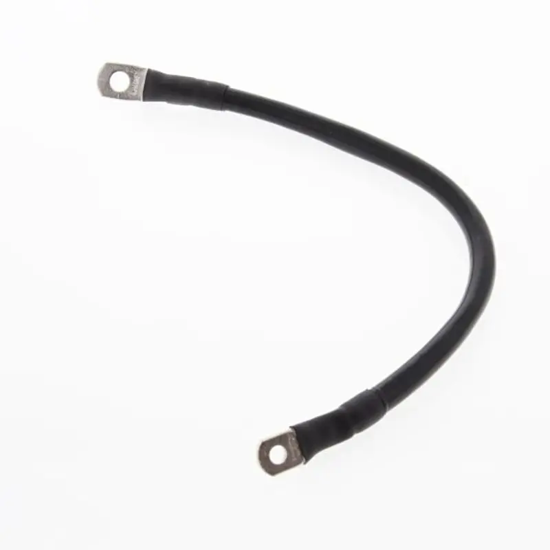 All Balls Racing 13" Black Battery Cable W/ 1/4" & 5/16" Lug Terminal 1