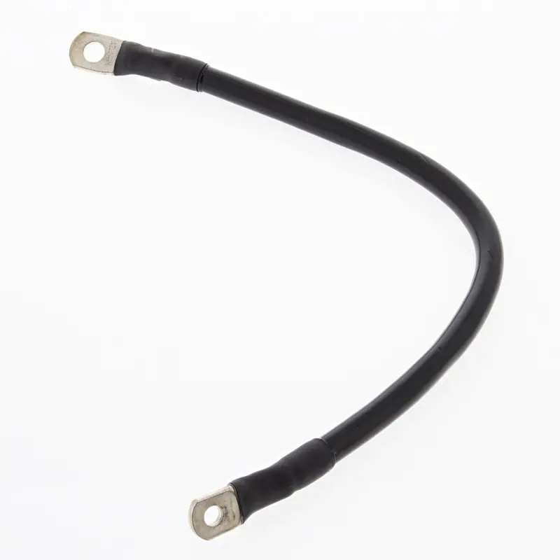 All Balls Racing 14" Black Battery Cable With 1/4" & 5/16" Lug Terminal 1