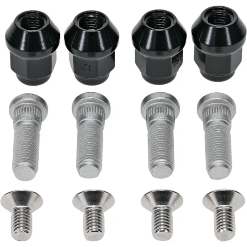 All Balls Racing '22-'25 Can-Am Commander 1000R Xmr Front Wheel Stud & Nut Kit 2