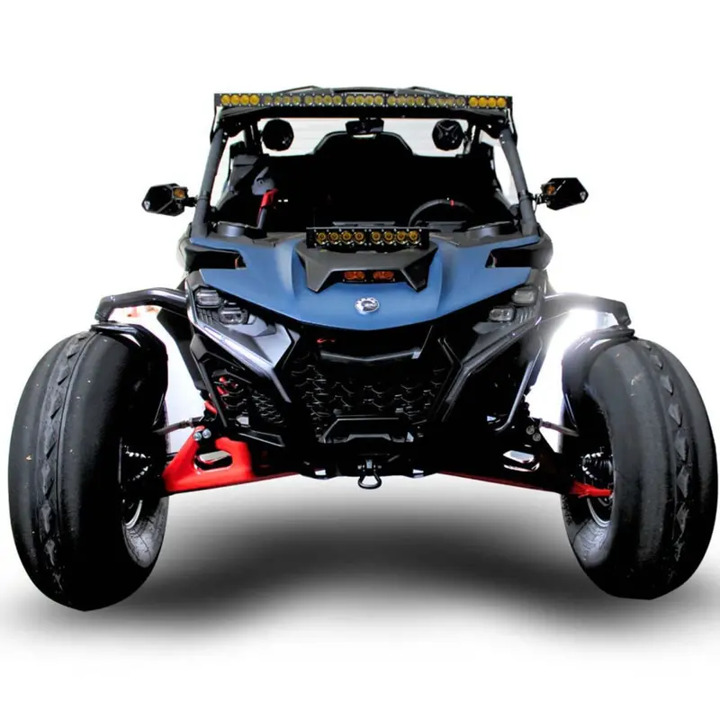 All Terrain Concepts Can-Am Maverick R Complete 4 Light Bar Kit 1