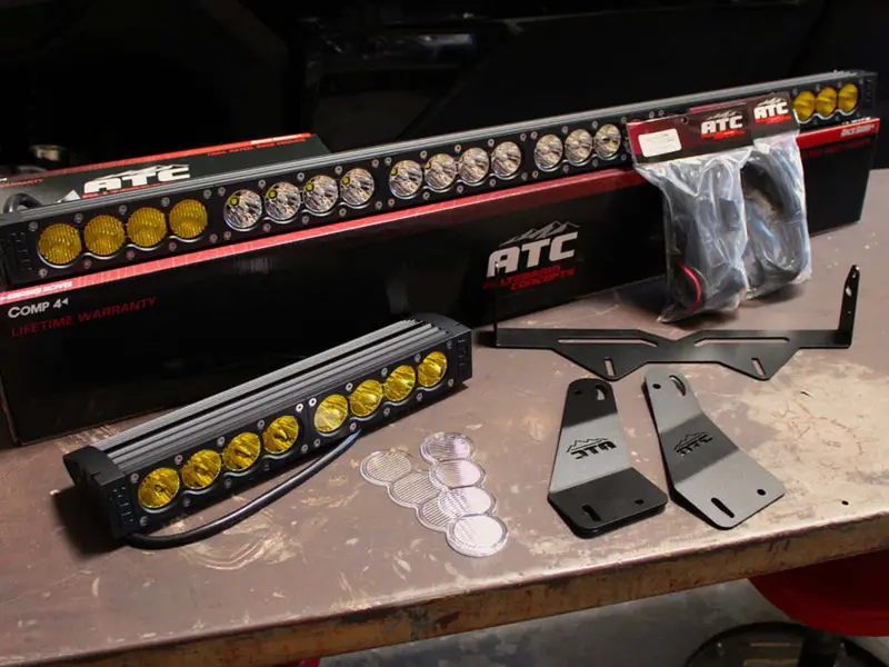 All Terrain Concepts Can-Am Maverick X3 Complete 4 Light Bar Kit 1