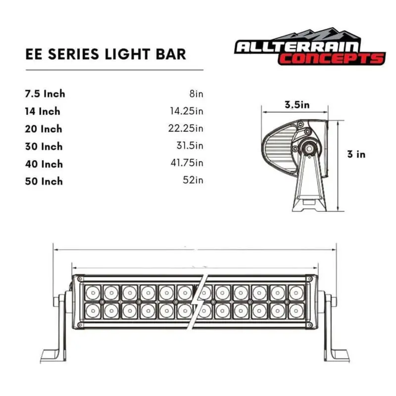 All Terrain Concepts Ee Series Light Bars 2