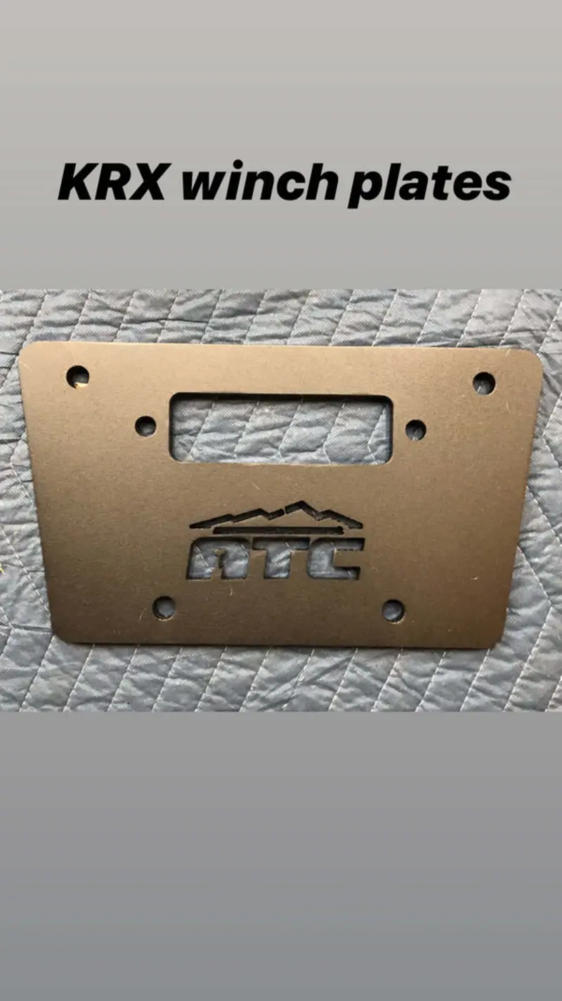 All Terrain Concepts Kawasaki Krx 1000 Winch Plate 2