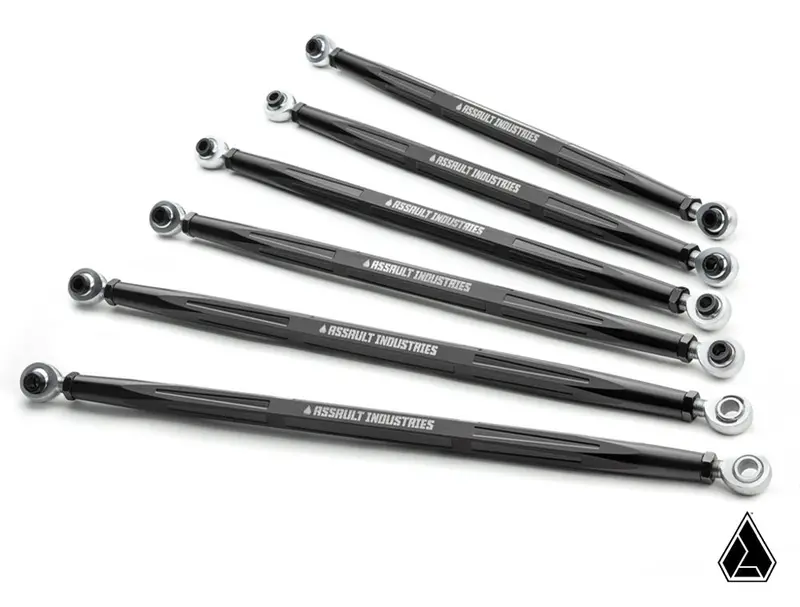 Assault Industries Can-Am Maverick R Turret Style Quick Camber Radius Rods 1