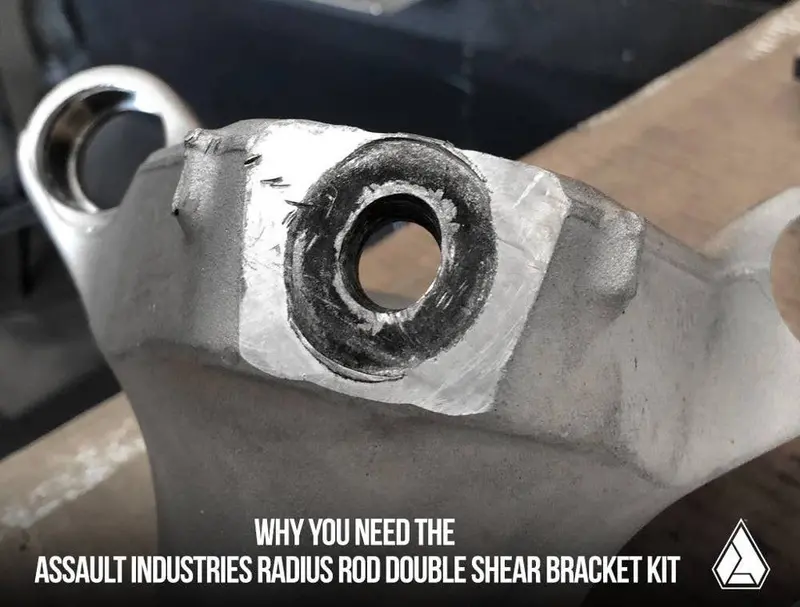 Assault Industries Can-Am Maverick X3 Radius Rod Double Shear Bracket Kit 2