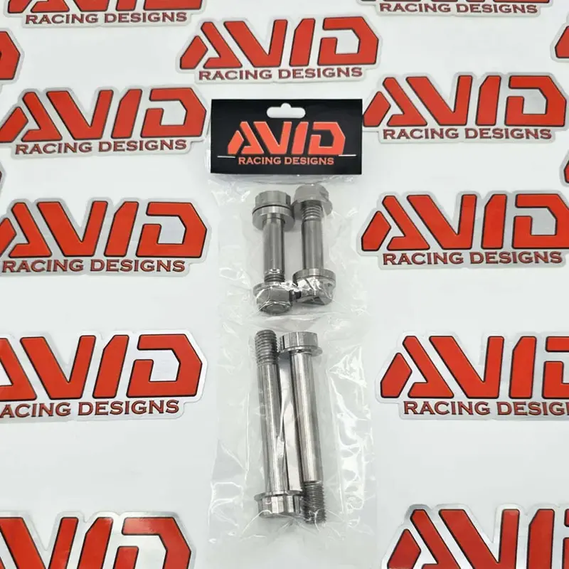 Avid Racing Can-Am Maverick R Front Shock Titanium Bolt Hardware Kit - 8 Piece 4