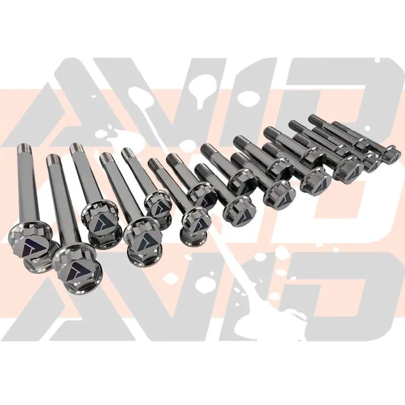 Avid Racing Can-Am Maverick R Race Front Titanium Bolt Hardware Kit - 24 Piece 1
