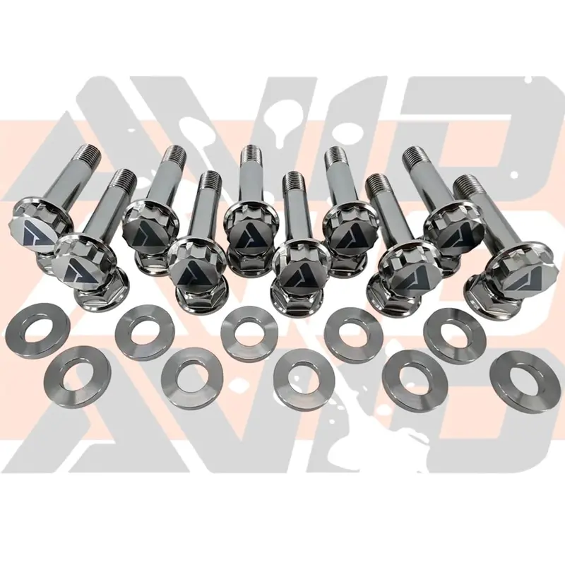 Avid Racing Can-Am Maverick R Radius Rod Titanium Bolt Hardware Kit - 30 Piece 1
