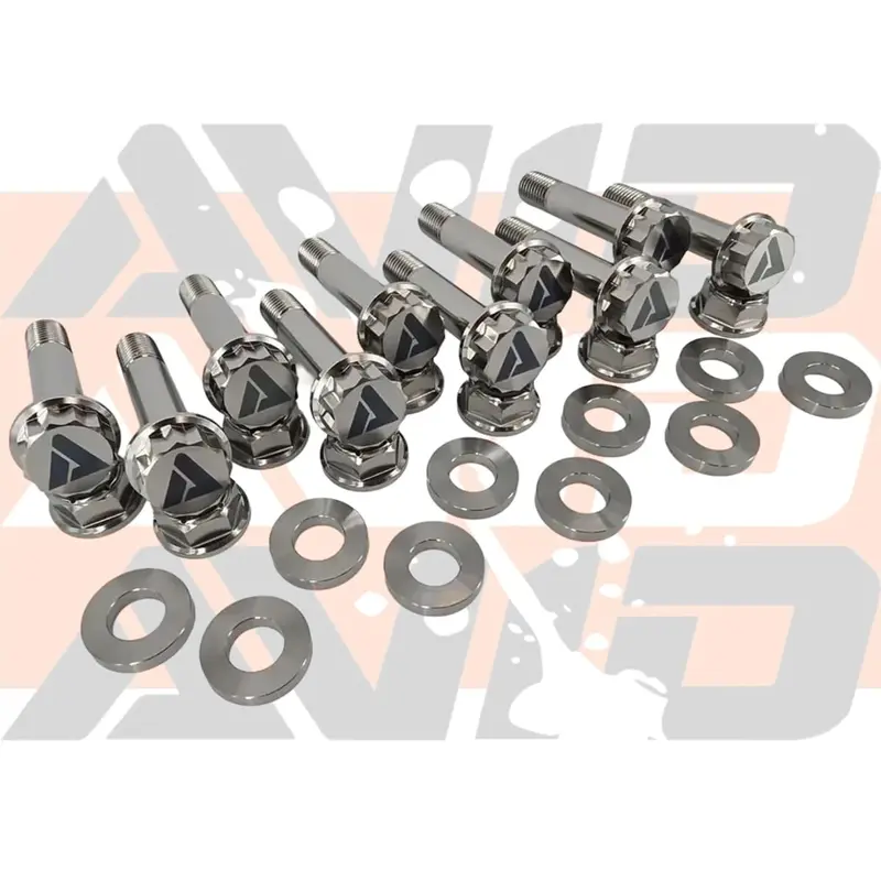 Avid Racing Can-Am Maverick R Radius Rod Titanium Bolt Hardware Kit - 30 Piece 3