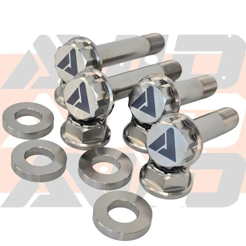 Avid Racing Can-Am Maverick R Rear Shock Mount Titanium Hardware Kit - 12 Piece 3
