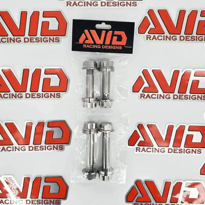 Avid Racing Can-Am Maverick R Rear Shock Mount Titanium Hardware Kit - 12 Piece 4