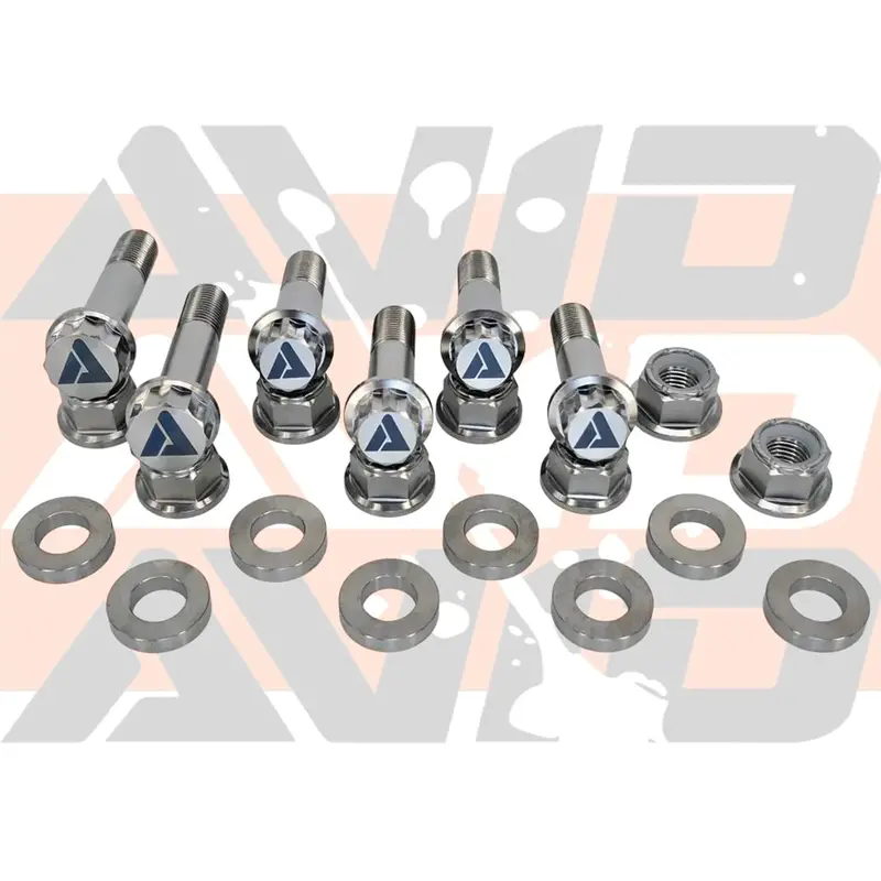 Avid Racing Can-Am Maverick R Rear Sway Bar Titanium Hardware Kit - 22 Pcs 1