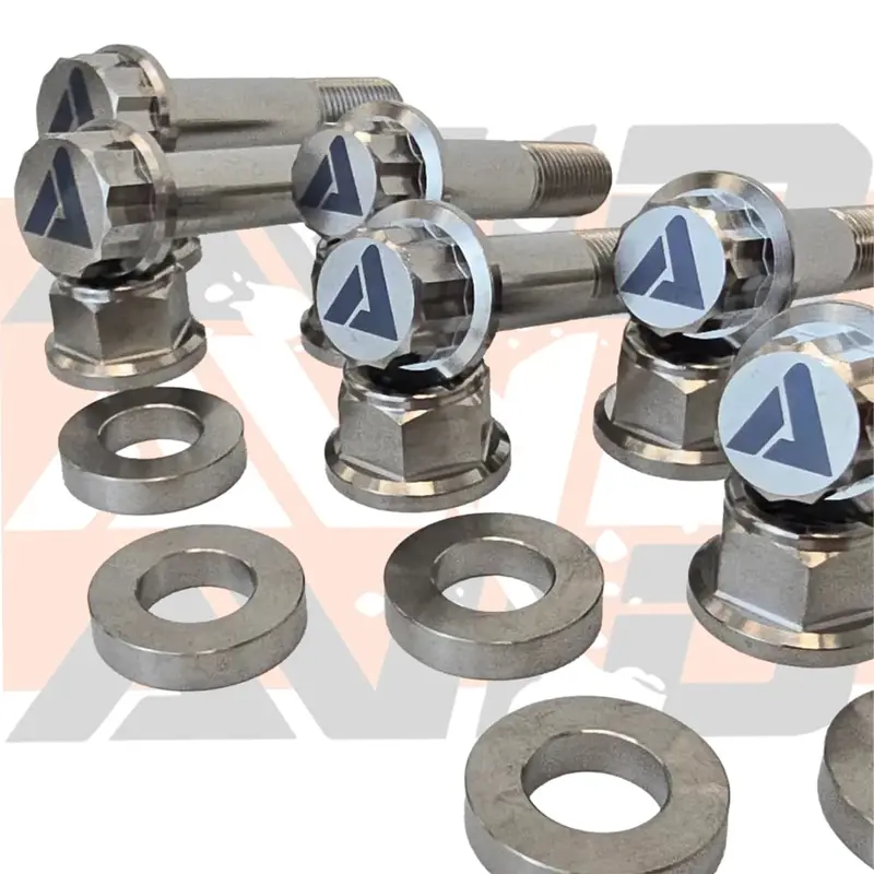 Avid Racing Can-Am Maverick R Rear Sway Bar Titanium Hardware Kit - 22 Pcs 2