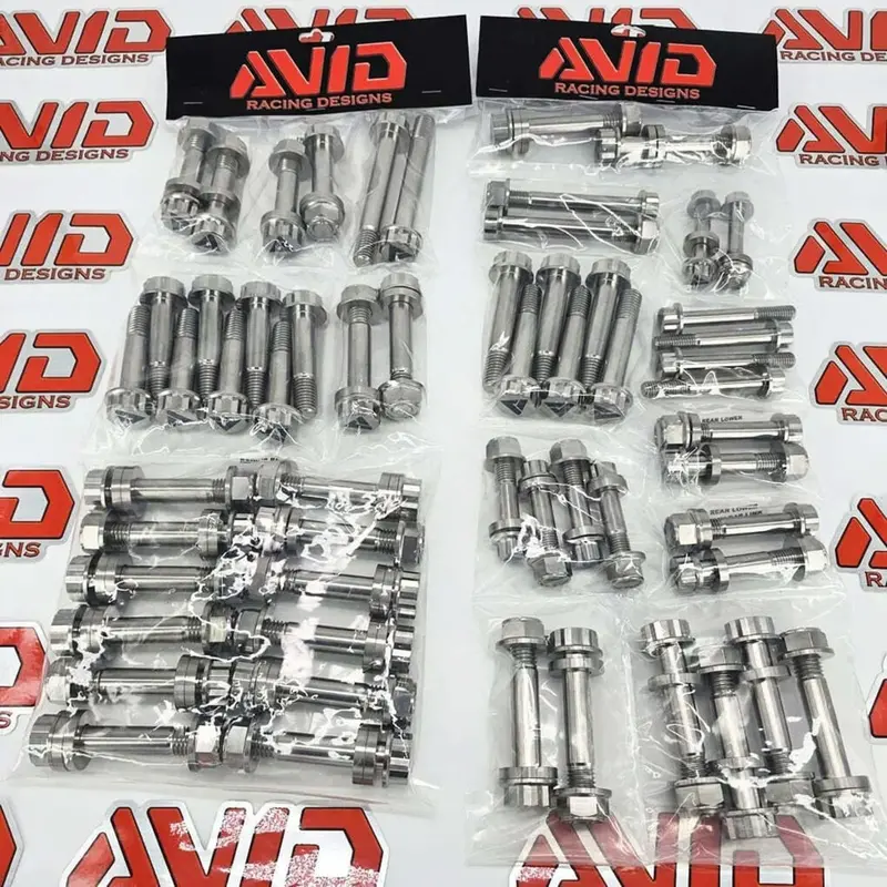 Avid Racing Can-Am Maverick R Ultimate Titanium Bolt Hardware Kit - 142 Piece 5
