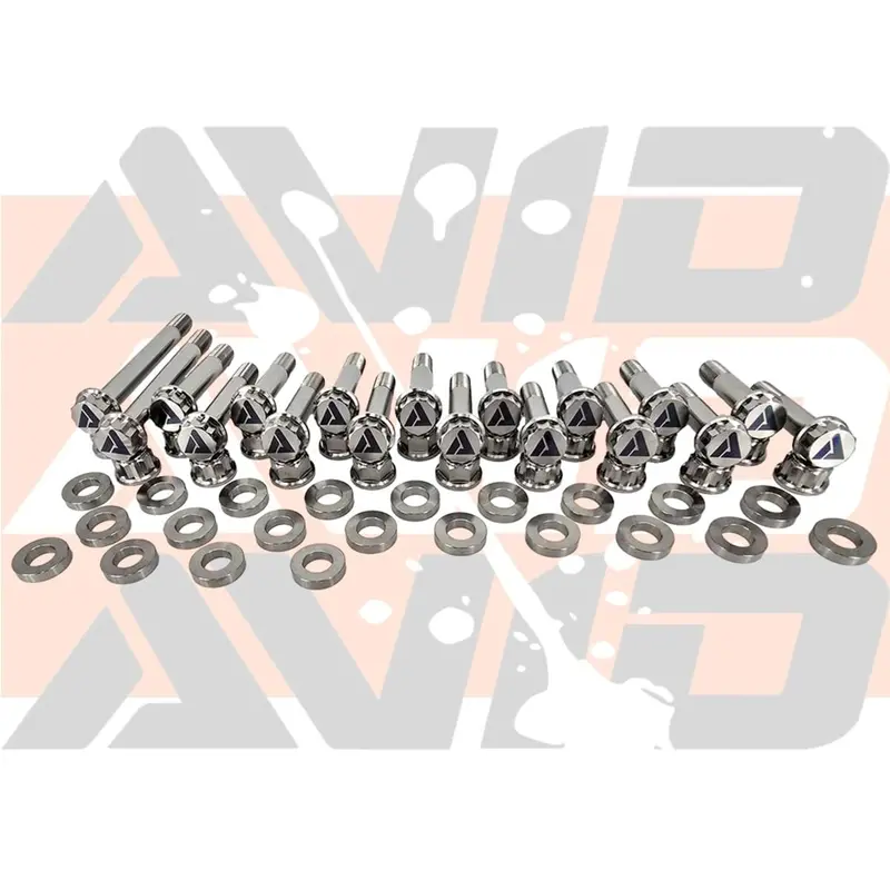 Avid Racing Can-Am Maverick X3 Avid Spec Trailing Arm Titanium Bolt Hardware Kit - 58 Piece (Fits Avid Trailing Arm Only) 1