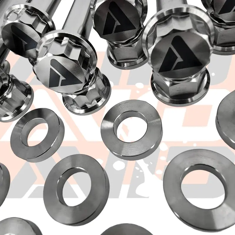 Avid Racing Can-Am Maverick X3 Avid Spec Trailing Arm Titanium Bolt Hardware Kit - 58 Piece (Fits Avid Trailing Arm Only) 2